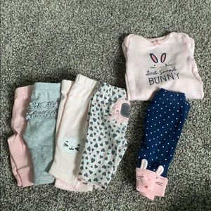 Carter’s newborn bundle- 6 pieces